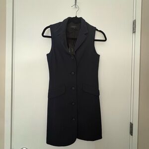 rag & bone Sleeveless Mini Dress in Navy Blue